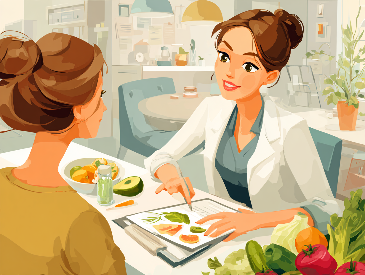 Здорове різнокольорове харчування та свіжі продукти